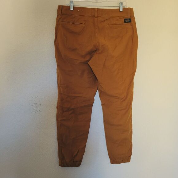REI Co op Mens Brown Trailsmith Jogger Pants Size 36x32 Drawstring Double Knee - Picture 9 of 9